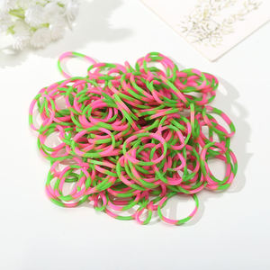 ยางรัดผมสีขนาดเล็กและ Tpr Hair Band สําหรับสาวตกแต่งสายรุ้งสําหรับสาว