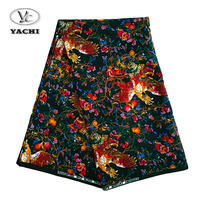 Telas Africanas de Alta Calidad YACHITEX, Estampados de Cera Java, Tela Africana con Estampado de Cera para Blusas de Mujer