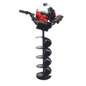 Tarière thermique à essence avec moteur haute puissance et spirale noire pour la plantation d'arbres et le creusement - Product Image 2