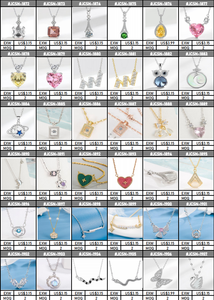 Wholesale Women Jewelry 925 Sterling Silver Cz Necklace Mayoreo Plata925 Joyeria De Plata 925 Mayoreo 22" - Product Image 5
