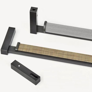 Tige de suspension en aluminium <span class=keywords><strong>extensible</strong></span> facile à installer pour la quincaillerie de garde-robe de placards de maison ou de magasin - Product Image 2