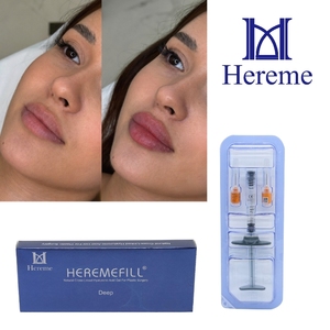 Relleno Labial de Ácido Hialurónico Reticulado Hereme para <span class=keywords><strong>Aumento</strong></span> de Labios y Rejuvenecimiento Perioral de Aspecto Natural, Gel de Ácido Hialurónico - Product Image 1