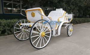 Ekonomik elektrikli atsız düğün tarzı Park gezi arabası satılık çekme tekerlek gezi araç Vintage taşıma - Product Image 6