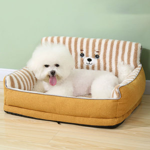 2025 Nuevo diseño de fábrica precio barato personalizado de lujo lavable perro <span class=keywords><strong>Ped</strong></span> sofá cama - Product Image 1