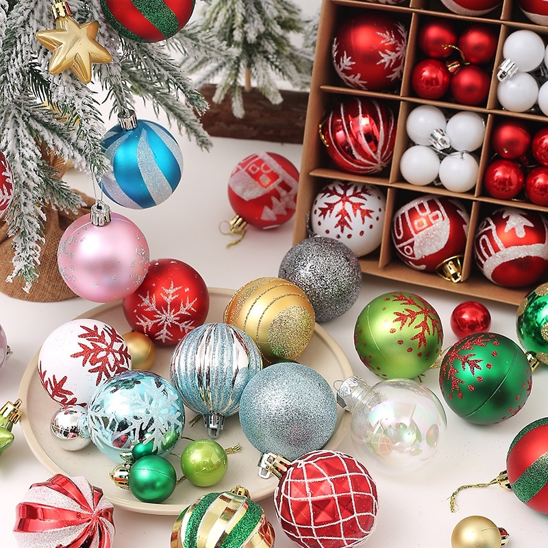 Decor Christmas Tree Red Green Gold