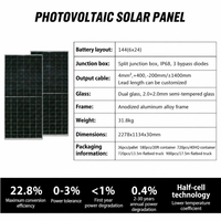 Generador Solar de Silicio Monocristalino PERC Personalizado, Estación de Energía Conectada a la Red para Fábricas y Escuelas, Sistema Fotovoltaico de Control Maestro