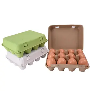 Caixa de papelão para ovo 3x4, caixa de papelão para ovo de galinha 12