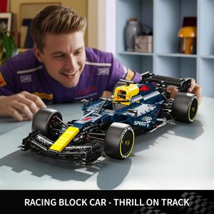 Yuxing Model King Flagship Store MCL Coche de Carreras de Plástico ABS, Bloques de Construcción Educativos, Modelo de Juguete para Ensamblar, 40 Piezas, Escala <span class=keywords><strong>1</strong></span>:10 - Product Image 4
