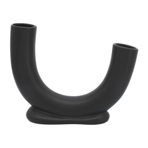 Vaso in Ceramica a Forma di U per Arredamento Soggiorno, Vaso Alternativo per Fiori, Decorazione per Camera da Letto, Casa, Ufficio - Product Image 1