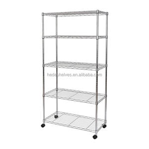 Estante de acero de 6 niveles, estantería de alambre cromado, estantería de alambre para garaje de metal - Product Image 1