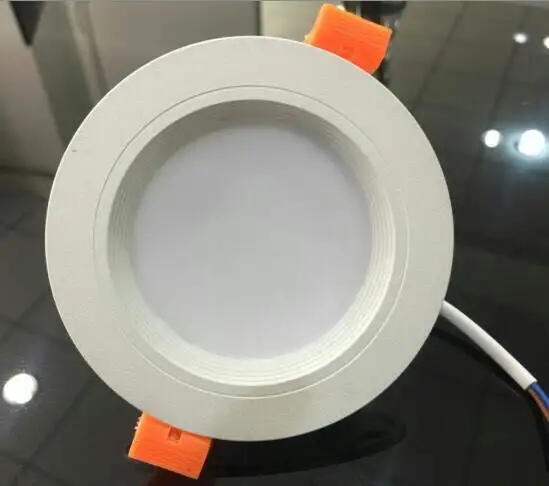 China Leverancier Led Downlight 3W 5W 8W 11W AC85-265V 3000K 6500K 25000H Plastic shell