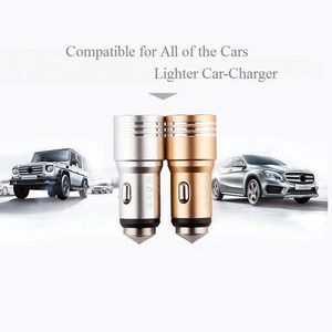 Car Charging Accessories Dual Usb Car Charger <b>Adapter</b> 2 Usb Port Display Smart Car Charger for Phones - Product Image 5