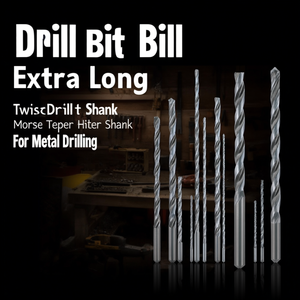 Hss Twist <b>Drill</b> <b>Bit</b> Extra <b>Long</b> Morse Taper Shank For Metal Drilling - Product Image 3