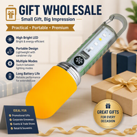 Lampe torche portable multifonctionnelle rechargeable LED+COB haute luminosité pour extérieur, camping et situations d'urgence