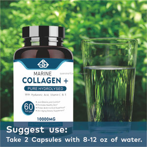 Suplemento de Colágeno OEM para Blanquear y Reafirmar la Piel, 5000 MG, 60 Cápsulas para Mujeres Adultas, No Apto para Mujeres Embarazadas - Product Image 1