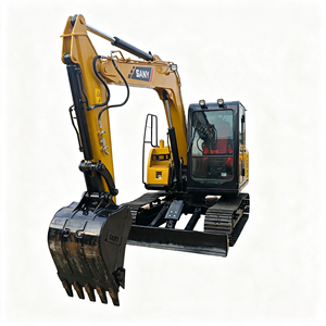 รถขุดขนาดเล็ก SANY SY75Cpro มือสอง ควบคุมด้วย PLC ประหยัดน้ำมัน ใช้งานน้อย ราคาถูก เครื่องจักรก่อสร้าง - Product Image 1