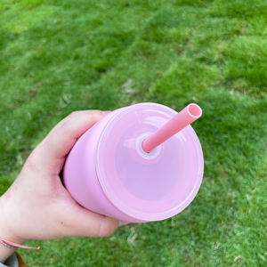 25 confezioni USA magazzino arcobaleno sotto 16oz polvere rivestito in acciaio inox lattina di metallo con coperchio colorato e paglia - Product Image 5