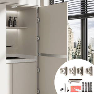 Mécanisme de porte <span class=keywords><strong>escamotable</strong></span> à glissière avec poche dissimulée, nouveau style, quincaillerie pour meubles de cuisine, système de porte <span class=keywords><strong>escamotable</strong></span> - Product Image 2
