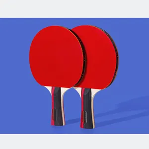 Günstigste 2 Premium Schläger und 3 Tischtennis bälle Soft Sponge Gummi Tischtennis Paddel Senston Tischtennis Schläger Set