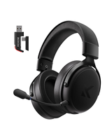MCHOSE V9 Pro Gaming Headset - Over-ear, Empat Mode, Nirkabel, Berkabel, Penentuan Posisi Suara, Chip Gaming, 7.1 Channel