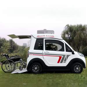 Furgoneta de Movilidad Eléctrica de 4 Ruedas con Acceso para Sillas de Ruedas, Vehículo con Rampa Plegable para Discapacitados, Uso Interior y Exterior - Product Image 5