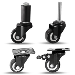 <span class=keywords><strong>Chaise</strong></span> <span class=keywords><strong>de</strong></span> <span class=keywords><strong>bureau</strong></span> pivotante en PVC orange et noir avec <span class=keywords><strong>roulettes</strong></span> pivotantes <span class=keywords><strong>de</strong></span> 2 pouces, <span class=keywords><strong>roulettes</strong></span> robustes avec frein <span class=keywords><strong>pour</strong></span> machine à laver - Product Image 3