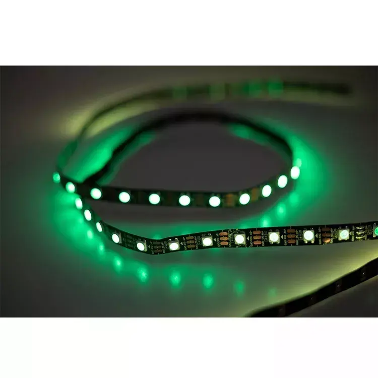 Ws2812b RGB Digital LED Strip For Deceration Lighting 60led addressable led strip IC led strip