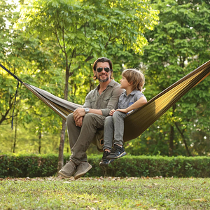 <span class=keywords><strong>Hamac</strong></span> de camping en tissu <span class=keywords><strong>parachute</strong></span> nylon 210T respirant pour l'extérieur avec <span class=keywords><strong>moustiquaire</strong></span> intégrée - Product Image 3