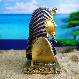 Estatua de resina del faraón egipcio pintada a mano, decoración del hogar, regalos, figuritas - Product Image 3