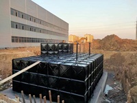Réservoir de stockage d'eau souterraine BDF en acier pressé, modulaire sectionnel, osmose inverse, 3000L/heure, conteneurs souterrains pour eaux de pluie