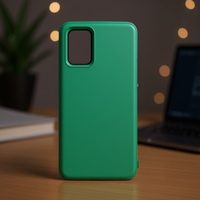 Coque de protection antichoc en TPU + PC de couleur pure verte pour OnePlus 8T, sans support, sans artisanat spécial pour téléphone portable