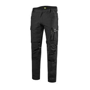DIADORA UTILITY-702,176200-80013/S Pantalones de trabajo de rendimiento para todas las estaciones TECH PERFORMANCE ISO 13688:2013, PANTALONES DE TRABAJO negros - Product Image 1