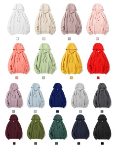 Sudadera con Capucha Unisex de Moda al por Mayor, 380GSM, Gruesa, de Forro Polar, con Hombros Caídos, Básica, Personalizable con Impresión - Product Image 2