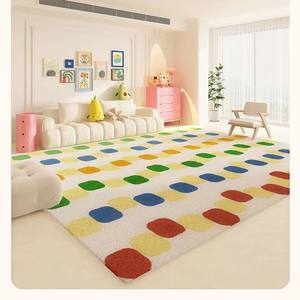 Alfombra Minimalista de Imitación de Cachemira Wan Xinlong, Rectangular, Diseño de Ondas Estrelladas 01, Agradable al Tacto, Fácil de Cuidar, Decoración para Sala de Estar y Sofá - Product Image 2