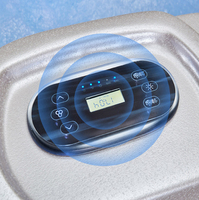 Moderna Bañera de Hidromasaje Portátil Rectangular, Spa de Masaje para Varias Personas, Ecológica, Inteligente, con Temperatura Constante, de Acrílico