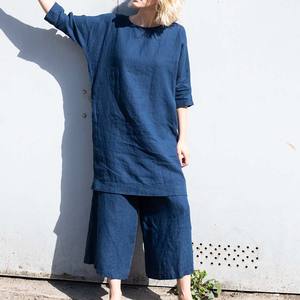 Vestido camisero con patrón de cuadros de tela para mujer estilo occidental, con cuello y mangas con volantes vestidos/ - Product Image 2