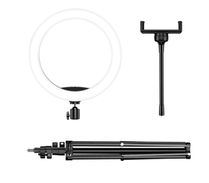 10 pouces rvb <span class=keywords><strong>LED</strong></span> anneau lumière lampe Selfie lumière anneau photographie lampe anneau avec trépied pour téléphone Tiktok YouTube maquillage lumière - Product Image 4