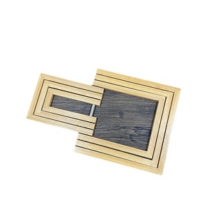 Alfombrilla resistente al calor de bambú, salvamanteles cuadrado, almohadilla aislante para uso en mesa - Product Image 5