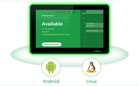 Tablette Android 11/13 PoE de 15,6 pouces avec éclairage LED RVB pour la signalisation de paiement NFC au point de vente