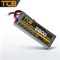 Batterie LiPo 2600mAh 35C à boîtier rigide 2S 3S 4S 7.4V 11.1V 14.8V, batterie LiPo RC pour Crawler RC, Monster Truck RC, Voiture RC et Bateau RC