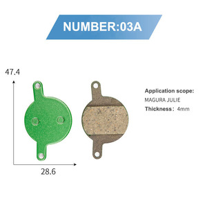 Sıcak Fırsat Bisiklet Disk Fren Balataları Mtb Yedek Parçaları Dağ Bisikleti Disk Fren Balataları Seramik Bisiklet Fren Balataları - Product Image 3