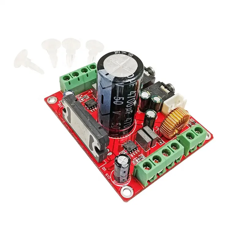 Placa amplificadora de potência tda7850, 4 canais, amplificador de potência para carro 4x50w com redução de ruído ba3121