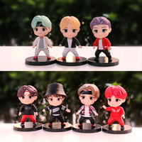 XRH Hot Toys 7 pièces figurines de garçon à l'épreuve des balles petite figurine d'action Tan poupée jouets enfants cadeau gâteau décoration et décoration