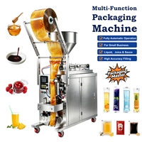 Machine de remplissage automatique de sauce chili et de pâte de tomate pour sachets et pochettes, avec scellage et emballage