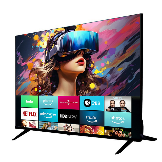 Affordable Webos 24 Inch 4K QLED Television Android 2K Smart TV 32 36 Inch TV 43 50 Inch TV 24-110 Inch for Cinema Experience