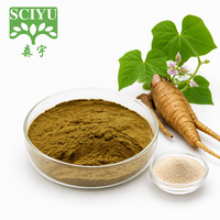 Poudre d'extrait de Radix Puerariae Lobatae 40% Isoflavones de Pueraria Extrait de racine de Kudzu en poudre
