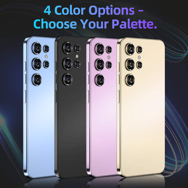 Bulk Price 6.5 Inch HD Display Mobile Phone S24 Ultra 4G+64G Android 13 Smartphone Dual SIM HD Camera Celulares