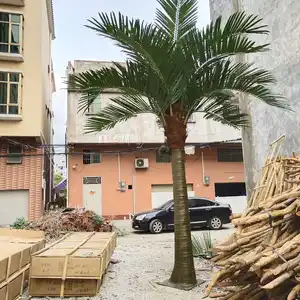Feuilles en plastique d'extérieur de Chine cocotiers palmier artificiel géant