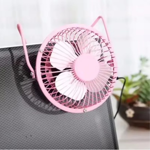 New 4 Inch Stand Silent <b>Desk</b> Rechargeable 360 Degree Rotating <b>Mini</b> Table LED USB Fan - Product Image 2