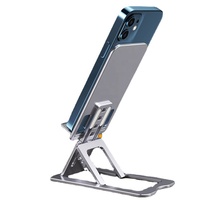 Support de téléphone portable de bureau en métal pliable Support universel pour Smartphone Support de téléphone portable de bureau de tablette Support de support portable